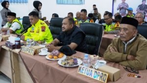Amankan Malam Kemenangan, Forkopimda Pemalang Siaga di Pos Gandulan
