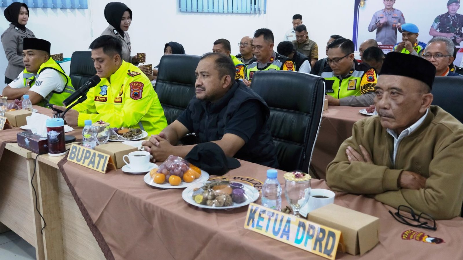 Amankan Malam Kemenangan, Forkopimda Pemalang Siaga di Pos Gandulan